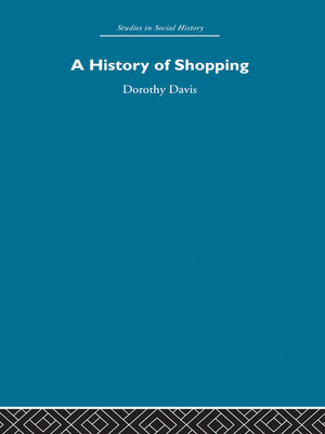 cover image of A History of Shopping